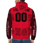 personalized cincinnati bearcats cat eyes red windbreaker jacket best selling