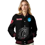 personalized cincinnati bearcats claw shred black varsity jacket best selling