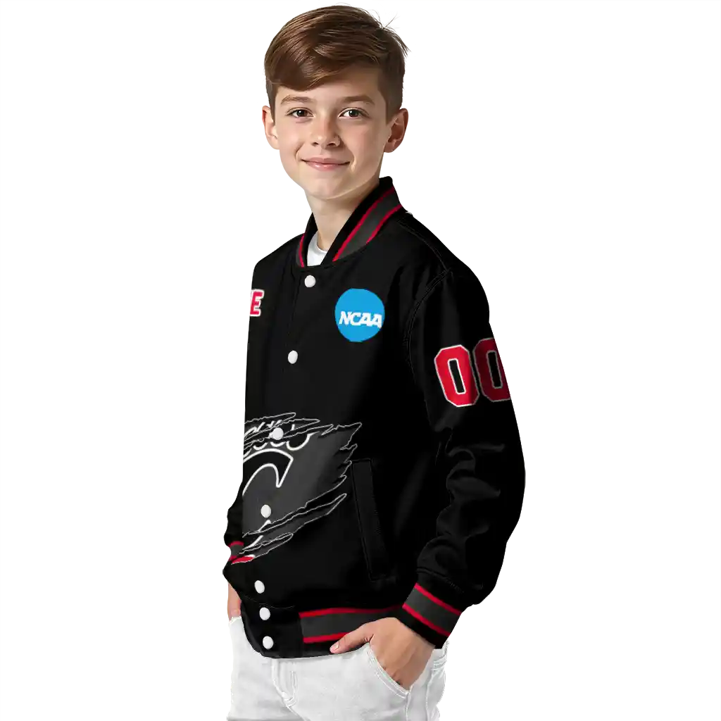 personalized cincinnati bearcats claw shred black varsity jacket trendy personalized cincinnati bearcats claw shred black varsity jacket trendy