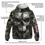 personalized cincinnati bearcats skull camo camouflage windbreaker jacket best selling