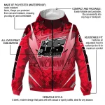personalized cincinnati bearcats us rock star red windbreaker jacket best selling