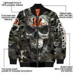 personalized cincinnati bengals camouflage skull camouflage bomber jacket best selling