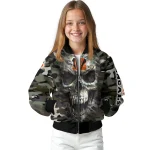 personalized cincinnati bengals camouflage skull camouflage bomber jacket best selling