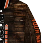 personalized cincinnati bengals flag wood brown varsity jacket best selling