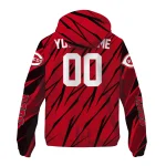 personalized cincinnati reds abstract streaks red windbreaker jacket best selling