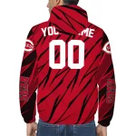 personalized cincinnati reds abstract streaks red windbreaker jacket best selling