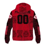 personalized cincinnati reds cat eyes red windbreaker jacket best selling