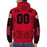 personalized cincinnati reds cat eyes red windbreaker jacket best selling