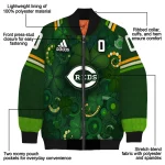 personalized cincinnati reds shamrock vortex green bomber jacket best selling
