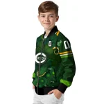 personalized cincinnati reds shamrock vortex green bomber jacket best selling