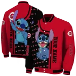 personalized cincinnati reds stitch laughing red varsity jacket best selling