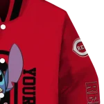 personalized cincinnati reds stitch laughing red varsity jacket best selling