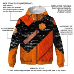 personalized clemson tigers arrow matrix orange black windbreaker jacket best selling