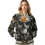 personalized clemson tigers camouflage skull camouflage varsity jacket best selling