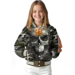 personalized clemson tigers camouflage skull camouflage varsity jacket best selling