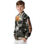 personalized clemson tigers camouflage skull camouflage varsity jacket best selling