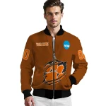 personalized clemson tigers claw mark orange bomber jacket best selling