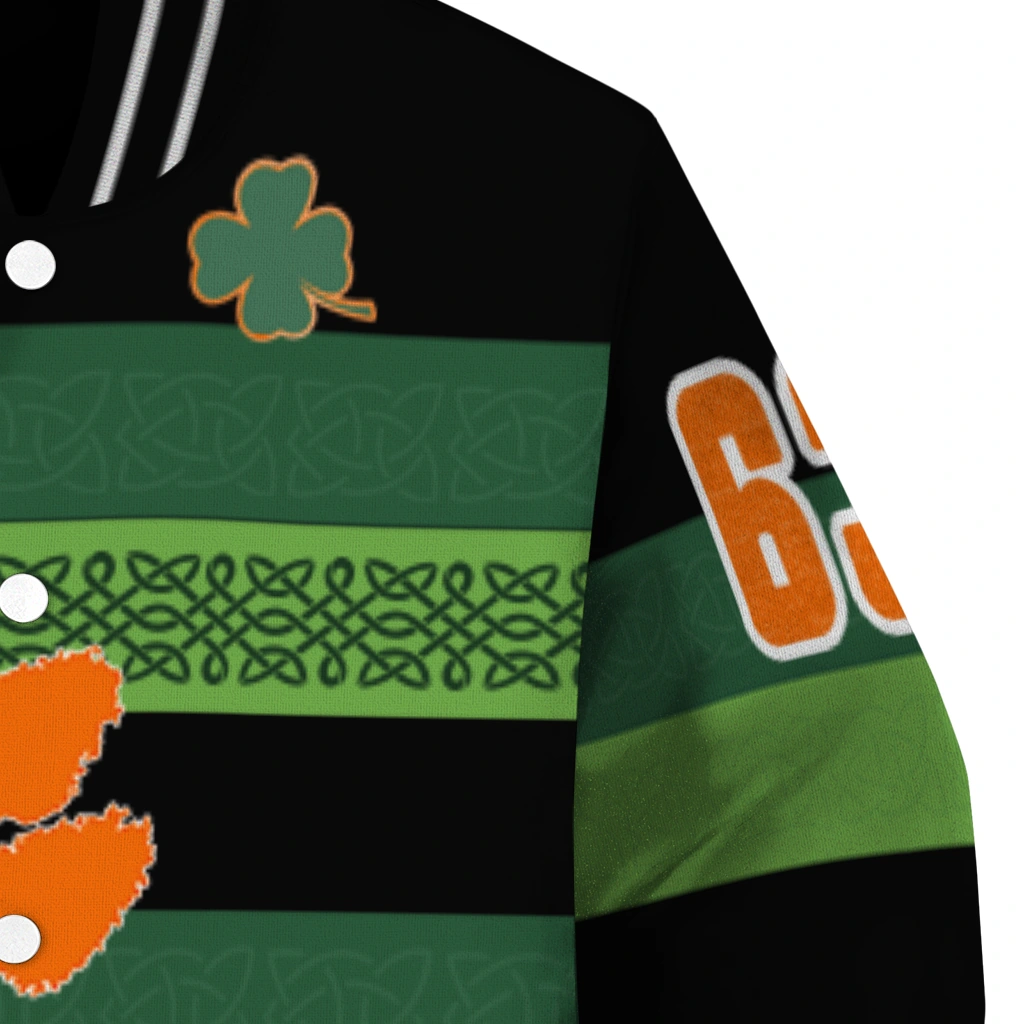 personalized clemson tigers clover green lines green black varsity jacket premium grade personalized clemson tigers clover green lines green black varsity jacket premium grade