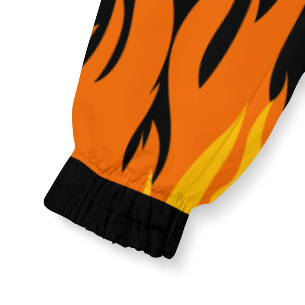personalized clemson tigers flame trim orange black windbreaker jacket latest model personalized clemson tigers flame trim orange black windbreaker jacket latest model