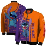 personalized clemson tigers stitch laughing orange bomber jacket best selling