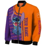 personalized clemson tigers stitch laughing orange bomber jacket best selling