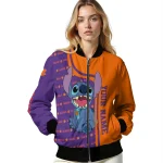 personalized clemson tigers stitch laughing orange bomber jacket best selling