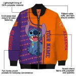personalized clemson tigers stitch laughing orange bomber jacket best selling
