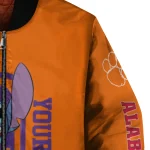personalized clemson tigers stitch laughing orange bomber jacket best selling