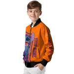 personalized clemson tigers stitch laughing orange bomber jacket best selling
