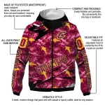 personalized cleveland cavaliers shark art wine windbreaker jacket best selling