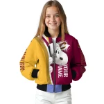 personalized cleveland cavaliers snoopy head wine bomber jacket best selling