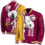 personalized cleveland cavaliers snoopy head wine varsity jacket best selling