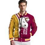 personalized cleveland cavaliers snoopy head wine varsity jacket best selling