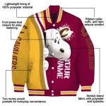 personalized cleveland cavaliers snoopy head wine varsity jacket best selling