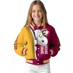 personalized cleveland cavaliers snoopy head wine varsity jacket best selling