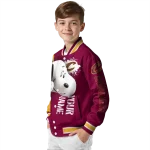 personalized cleveland cavaliers snoopy head wine varsity jacket best selling