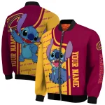 personalized cleveland cavaliers stitch laughing wine bomber jacket best selling
