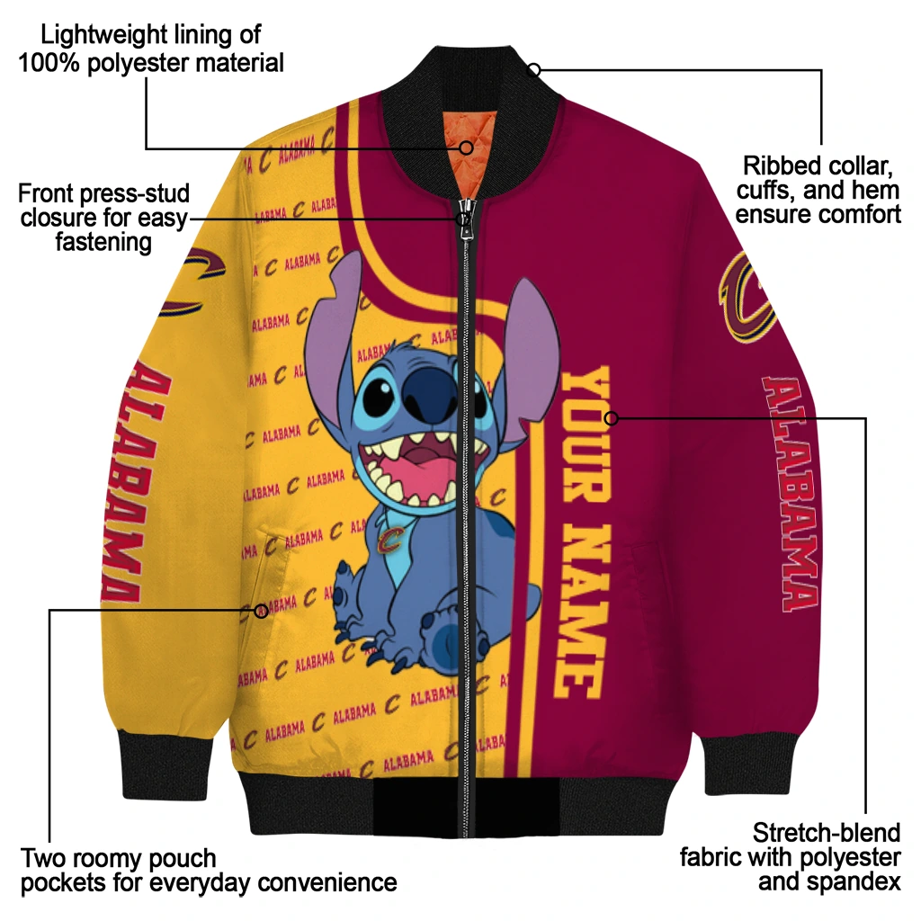 personalized cleveland cavaliers stitch laughing wine bomber jacket new arrival personalized cleveland cavaliers stitch laughing wine bomber jacket new arrival