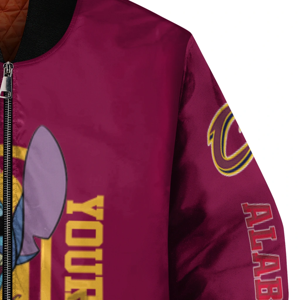 personalized cleveland cavaliers stitch laughing wine bomber jacket premium grade personalized cleveland cavaliers stitch laughing wine bomber jacket premium grade
