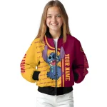 personalized cleveland cavaliers stitch laughing wine bomber jacket best selling