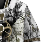 personalized cleveland guardians deer skull camouflage white varsity jacket best selling