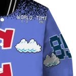 personalized cleveland guardians mario blocks blue black varsity jacket best selling