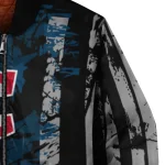 personalized cleveland guardians star stripes navy blue black bomber jacket best selling