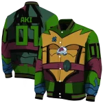 personalized colorado avalanche turtle armor varsity jacket best selling