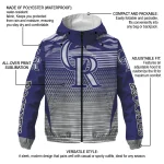 personalized colorado rockies pattern layers blue windbreaker jacket best selling