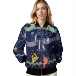 personalized colorado rockies spongebob playtime blue bomber jacket best selling