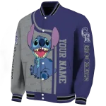 personalized colorado rockies stitch laughing blue varsity jacket best selling