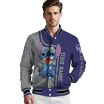 personalized colorado rockies stitch laughing blue varsity jacket best selling
