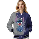 personalized colorado rockies stitch laughing blue varsity jacket best selling