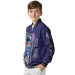 personalized colorado rockies stitch laughing blue varsity jacket best selling